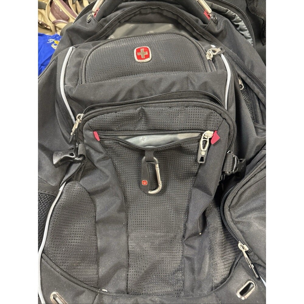 Authentic SwissGear 1900 ScanSmart TSA-Friendly Laptop Backpack - Black
